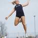 Saline Jacque Marchildon competes in the long jump on Tuesday, April 30. Daniel Brenner I AnnArbor.com